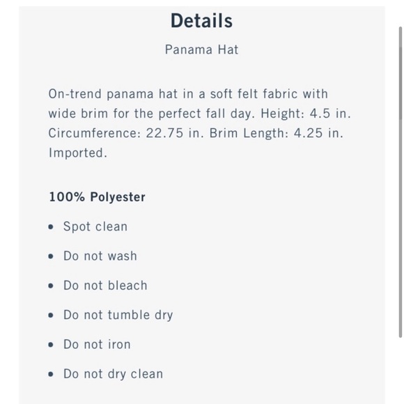 Abercrombie & Fitch Brown Panama Hat NWT - Picture 2 of 6